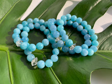 Load image into Gallery viewer, Aquamarine &amp; Herkimer Diamond Healing Crystal Bracelet