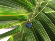 Load image into Gallery viewer, Dainty Labradorite Healing Crystal Gemstone Gold Filled Necklace