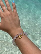 Load image into Gallery viewer, Angel Aura Quartz Healing Crystals Flower Charm Bracelet