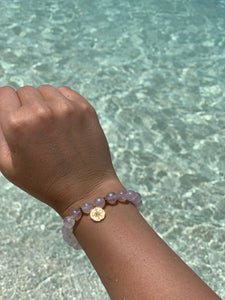 Angel Aura Quartz Healing Crystals Stardust Charm Bracelet