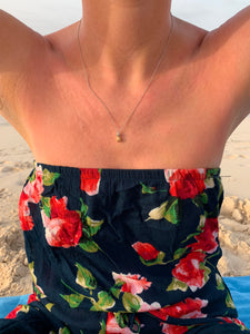 Gold Filled Pineapple Charm Necklace
