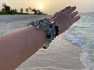 Flourite Healing Crystals Pick Your Charm Bracelets