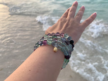 Load image into Gallery viewer, Flourite Healing Crystals Pick Your Charm Bracelets