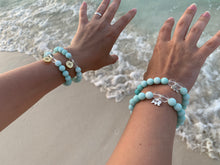 Load image into Gallery viewer, Amazonite &amp; Crystal Quartz Healing Crystal Pick Your Charm Bracelet