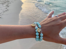 Load image into Gallery viewer, Amazonite &amp; Crystal Quartz Healing Crystal Pick Your Charm Bracelet