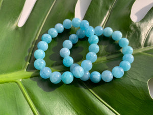 Aquamarine Healing Crystal Gemstone Bracelet