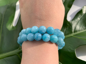 Aquamarine Healing Crystal Gemstone Bracelet