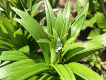 Load image into Gallery viewer, Double Terminated Herkimer Diamond Healing Crystal Gold Necklace 0.1