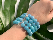 Load image into Gallery viewer, Aquamarine &amp; Herkimer Diamond Healing Crystal Bracelet
