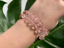 Load image into Gallery viewer, Rose Quartz Healing Crystal &amp; Sandalwood Beads Bracelet