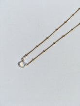 Load image into Gallery viewer, Dainty Moonstone Healing Crystal Gemstone Gold Filled Satellite Chain Necklace