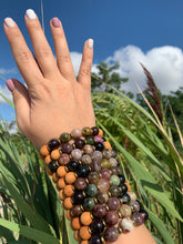 Load image into Gallery viewer, 10mm Tourmaline Healing Crystal Gemstone &amp; Sandalwood Bead Bracelet