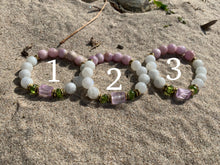 Load image into Gallery viewer, Kunzite Moonstone Peridot Healing Crystal Bracelet