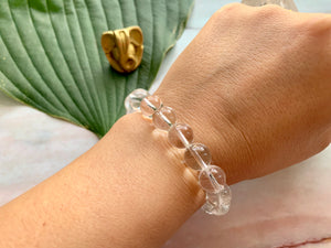 Quartz Gemstone Healing Crystal Bracelet