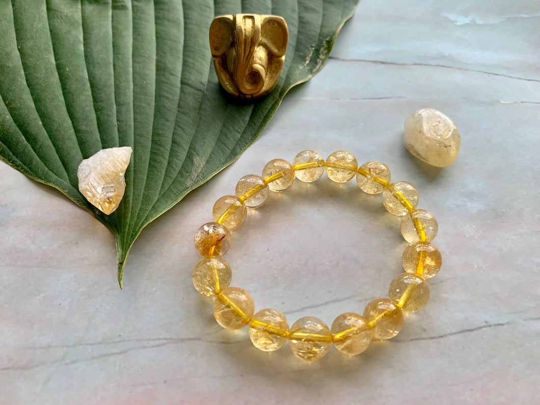 Citrine Gemstone Healing Crystal Bracelet