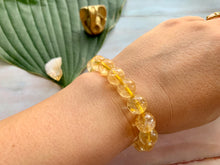 Load image into Gallery viewer, Citrine Gemstone Healing Crystal Bracelet