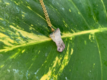 Load image into Gallery viewer, Raw Amethyst Gemstone Healing Crystal Gold Filled Pendant Necklace 0.2