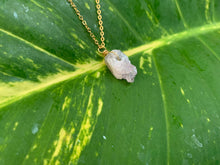 Load image into Gallery viewer, Raw Amethyst Gemstone Healing Crystal Gold Filled Pendant Necklace 0.4