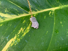Load image into Gallery viewer, Raw Amethyst Gemstone Healing Crystal Gold Filled Pendant Necklace 0.4