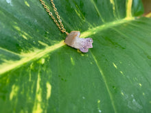 Load image into Gallery viewer, Raw Amethyst Gemstone Healing Crystal Gold Filled Pendant Necklace 0.6