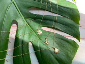 Moana Stack Sea Charm Gold Filled Necklaces