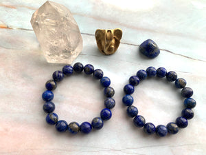 Lapis Lazuli Healing Crystal Beads Bracelet