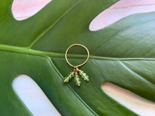 Load image into Gallery viewer, Green Peridot Dainty Size 5.5 Ring