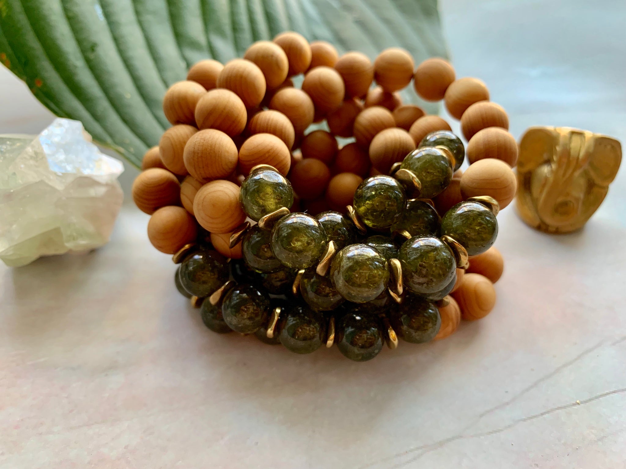 Carnelian stone bracelet | Healing crystal bead bracelet