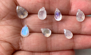 Grade AA Pear Shape Moonstone Healing Crystal Necklace