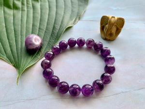 Amethyst Healing Crystal Gemstone Bracelet