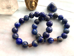 Lapis Lazuli Healing Crystal Beads Bracelet