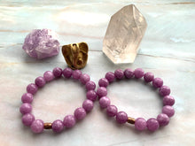 Load image into Gallery viewer, Lepidolite Healing Crystal Beads Bracelet