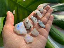 Load image into Gallery viewer, Raw Moonstone Healing Crystal Gold Filled Heart Necklace