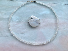 Load image into Gallery viewer, Dainty Moonstone Healing Crystal Gemstone Choker Necklace