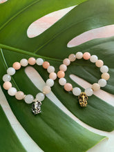 Load image into Gallery viewer, Ganesh Remover of Obstacles Orange Aventurine Gemstone Bracelet