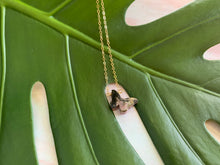 Load image into Gallery viewer, Rhodochrosite Gemstone Butterfly Dainty Pendant Necklace