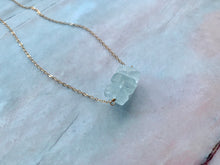 Load image into Gallery viewer, Blue Topaz Delicate Gemstone Gold Filled Necklace