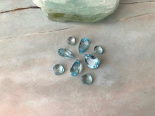 Load image into Gallery viewer, Grade AAA Blue Topaz Pear Shape Dainty Pendant Necklace