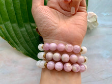 Load image into Gallery viewer, Kunzite Moonstone Peridot Healing Crystal Bracelet