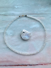 Load image into Gallery viewer, Dainty Moonstone Healing Crystal Gemstone Choker Necklace