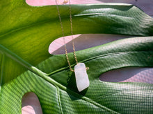 Load image into Gallery viewer, Raw Moonstone Healing Crystal Gold Filled Heart Necklace