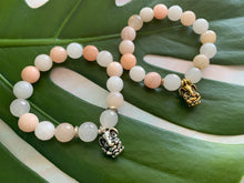 Load image into Gallery viewer, Ganesh Remover of Obstacles Orange Aventurine Gemstone Bracelet