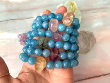 Load image into Gallery viewer, Aquamarine &amp; Healing Gemstone Crystal Bracelet