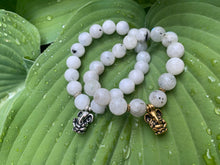 Load image into Gallery viewer, Remover of Obstacles Ganesh Moonstone Gemstone Bracelet