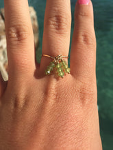 Load image into Gallery viewer, Green Peridot Dainty Size 5.5 Ring