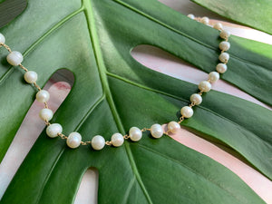 Freshwater Pearl Gold Plated Necklace