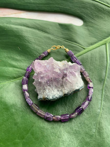 Amethyst Healing Crystal Gemstone Bracelet