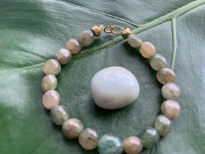 Green Jadeite Healing Crystal Gemstone Bracelet