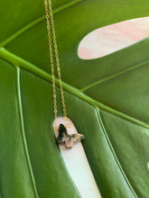 Load image into Gallery viewer, Rhodochrosite Gemstone Butterfly Dainty Pendant Necklace