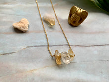 Load image into Gallery viewer, Citrine Healing Crystal Gemstone Gold Filled Necklace